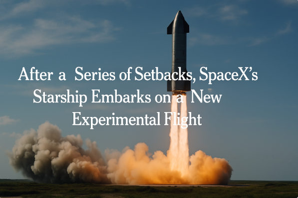 在经历一系列挫折后,SpaceX 的星舰展开新的实验性飞行